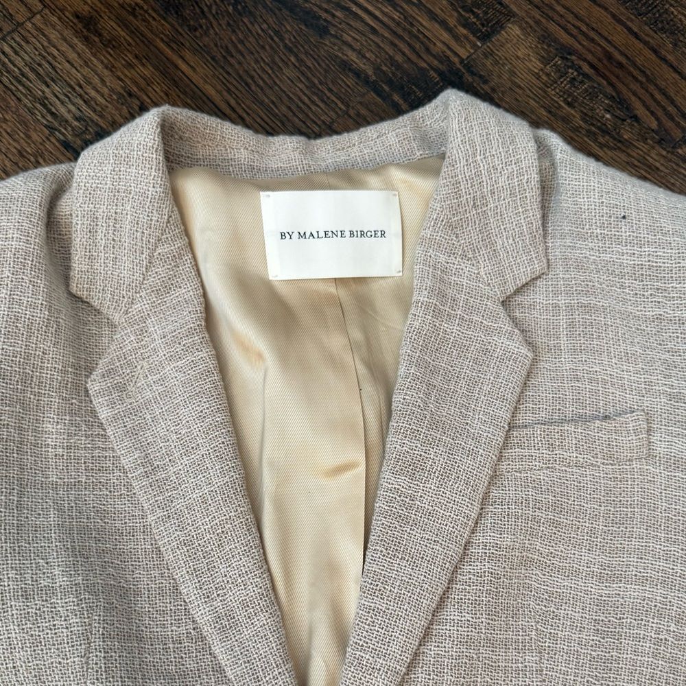 By Malene Birger Rosettan Beige Blazer - Picture 4 of 11
